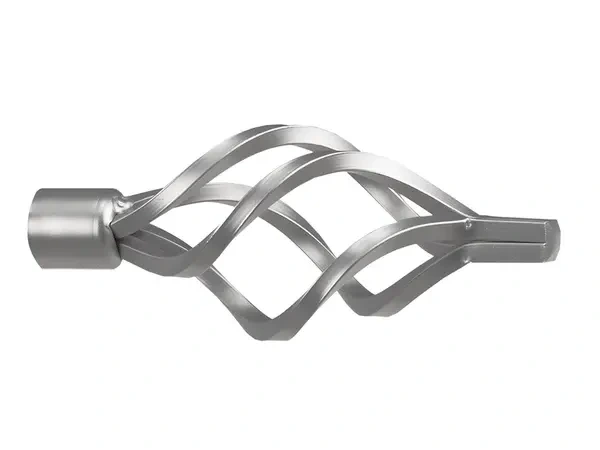 Garnýže 19mm - jednořadá - KOULE AZUR - satin